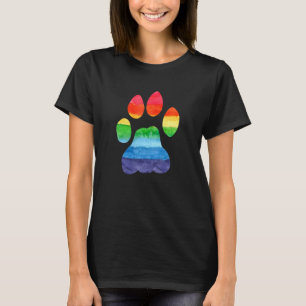 Lgbt Verbündeter Furry Pride Regenbogen Fursuit Hu T-Shirt