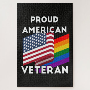 LGBT-Veteranen - Amerikanische Flagge 