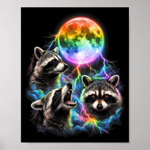 Lgbt Waschbär Schwarzmarkt bisexuell lesbisch schw Poster