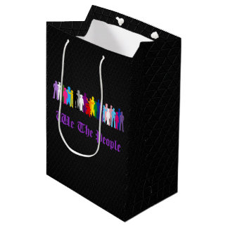 LGBT We The People design Mittlere Geschenktüte