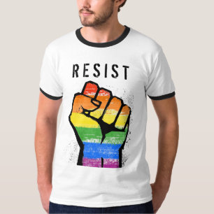 LGBT Widerstand Faust T-Shirt