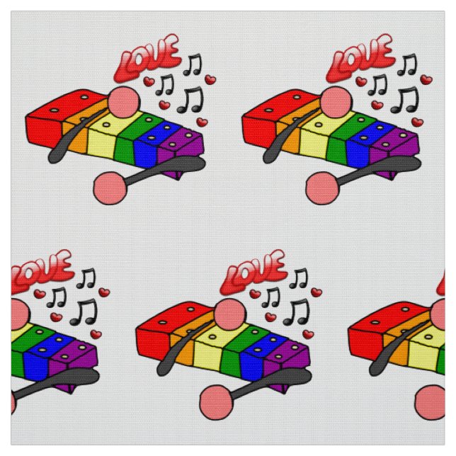 LGBT Xylophone Stoff (Muster)