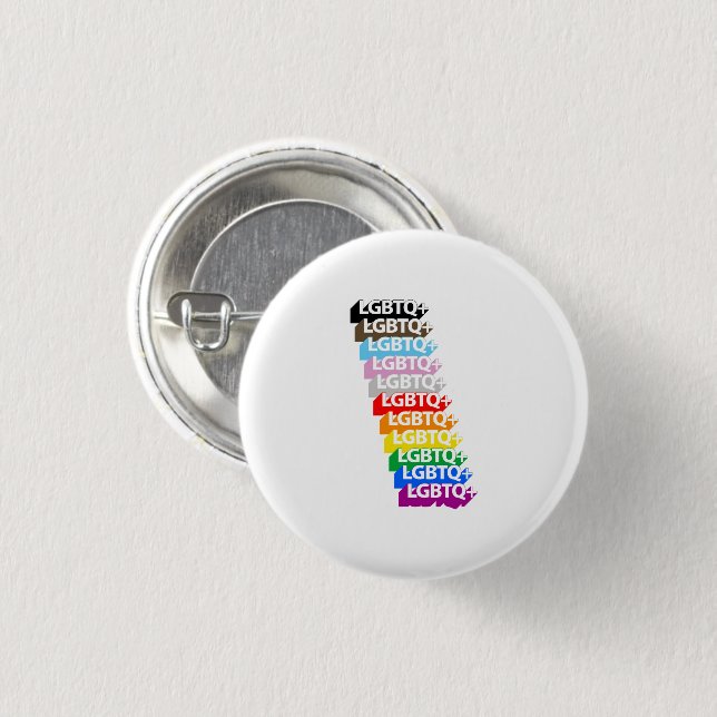 LGBTQ 3D BUTTON (Vorne & Hinten)