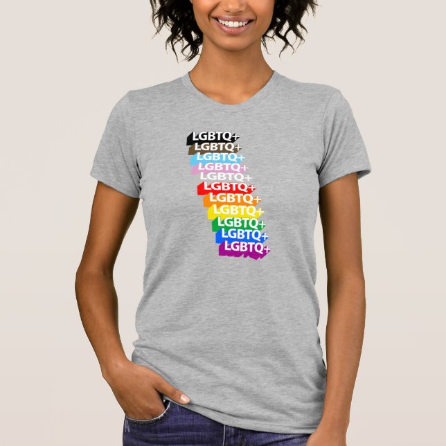 LGBTQ 3D T-Shirt (Vorderseite)