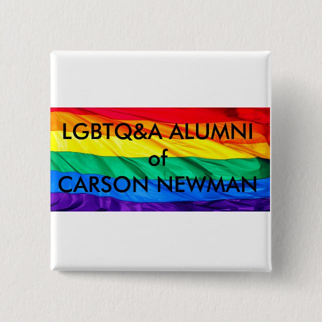 LGBTQ&A Schüler von Carson-Newman Knöpfen Button (Vorderseite)