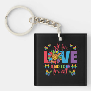 LGBTQ - Alles für Liebe und Liebe für alle Schlüsselanhänger
