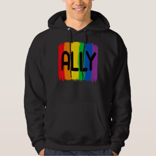 Lgbtq Ally Lgbt Lesbian Gay Bisexual Prix Monat Hoodie