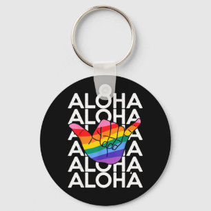 LGBTQ Aloha Hawaii Sommerurlaub Pride Lesbisch Schlüsselanhänger