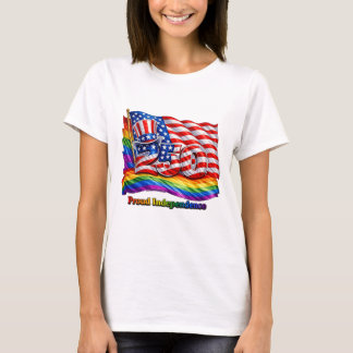 LGBTQ America 250 Fière T-Shirt pour Femme