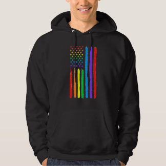 Lgbtq Amerikanische Flagge Stolz Regenbogen Schwul Hoodie