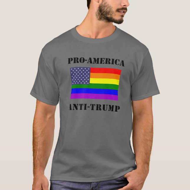 LGBTQ Anti Trump T-Shirt (Vorderseite)
