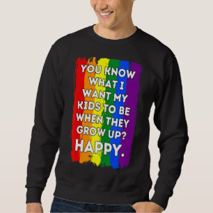 Lgbtq Awareness Eltern Mama Vater Gay Lesbian Prid Sweatshirt