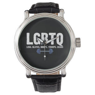LGBTQ Beine Gesäß Bizeps Trizeps Quadrizeps Fitnes Armbanduhr