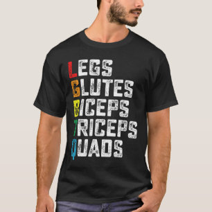 LGBTQ Beine Po Bizeps Trizeps Quadrizeps Lustiger T-Shirt