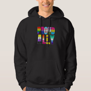 Lgbtq Black Pride Stolz Verbündeter Lesbisch Gay B Hoodie