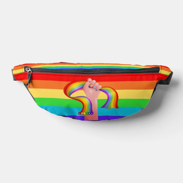LGBTQ+ Colorful Rainbow Pride Bauchtasche (Ablage )