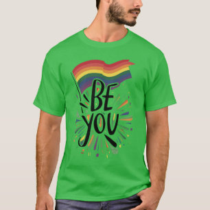 LGBTQ Coole Regenbogenflagge LGBTQ Sie sind stolz T-Shirt