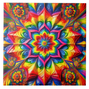 LGBTQ-Farben - modernes Design Fliese