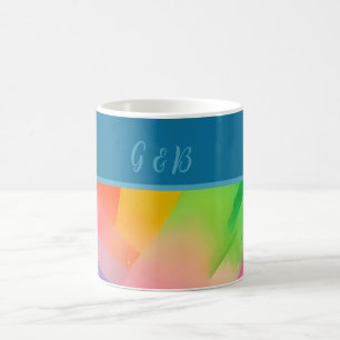 Lgbtq farbiger Regenbogen Kaffeetasse