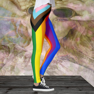 LGBTQ & Fierté Leggings - Arc-en-ciel drapeau de p