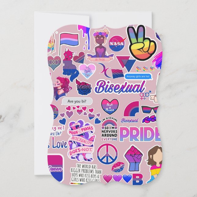 LGBTQ-Flachkarte (Vorderseite)