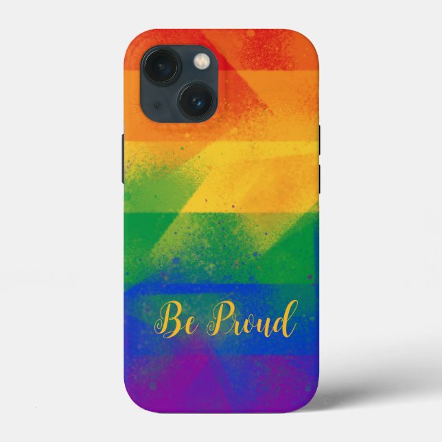 LGBTQ+ Flag Farben Fall Mate iPhone Fall Case-Mate iPhone Hülle (Rückseite)