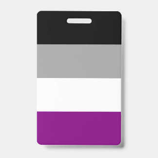 LGBTQ-Flag für asexual-stolz Ausweis