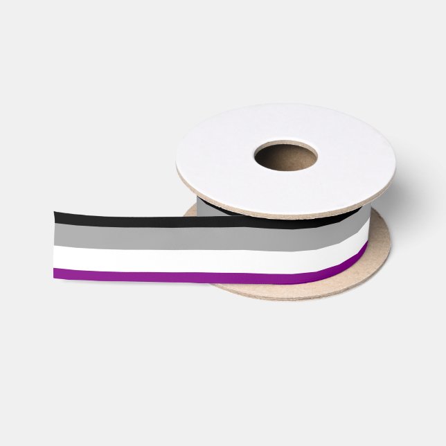 LGBTQ-Flag für asexual-stolz Satinband (Spule)