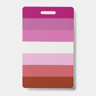 LGBTQ-Flag für Lesben Ausweis