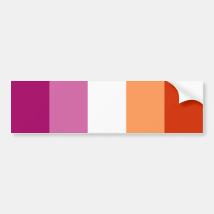 LGBTQ-Flag für Lesben Autoaufkleber