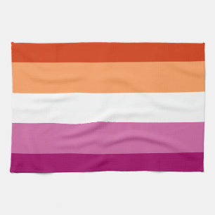 LGBTQ-Flag für Lesben Geschirrtuch