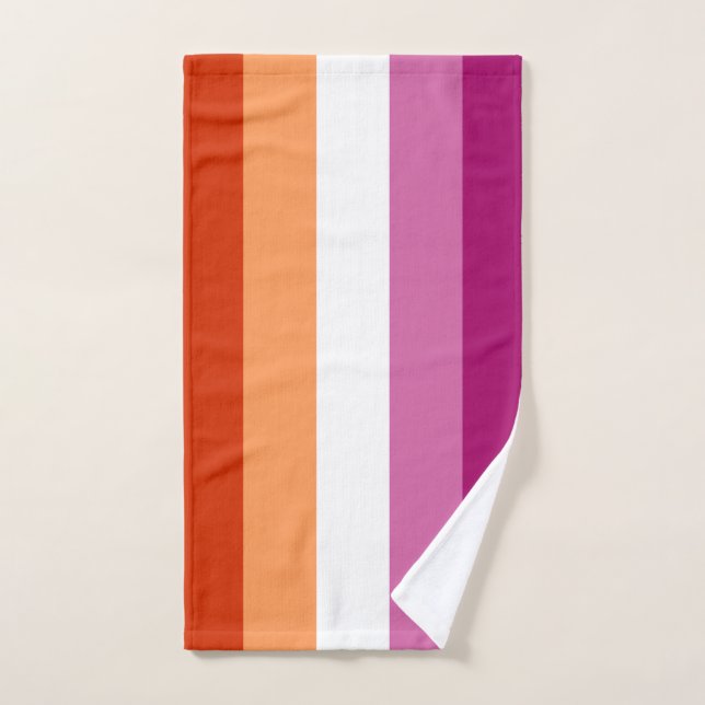LGBTQ-Flag für Lesben Handtuch (Handtuch)