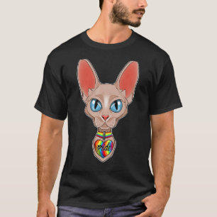 Lgbtq Flag I Gay Pride Flag I Sphynx Cat T-Shirt