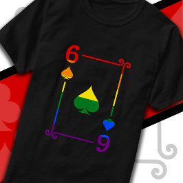 LGBTQ-Flag Kartenspielen 6 Karten 6 Punkte T-Shirt