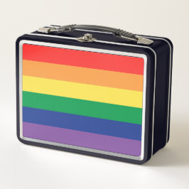 LGBTQ+-Flag Metall Brotdose