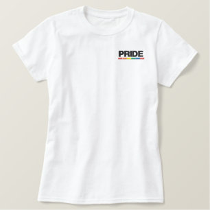 LGBTQ+-Flag mit besticktem Shirt