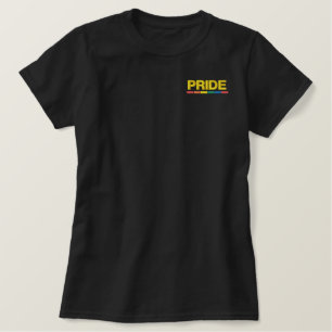 LGBTQ+-Flag mit besticktem Shirt
