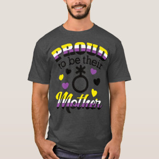 LGBTQ-Flag "No Gender Pa" für die Mama "Non Binary T-Shirt