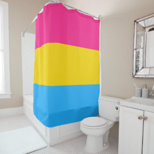 LGBTQ-Flag Pansexual Prilag Duschvorhang