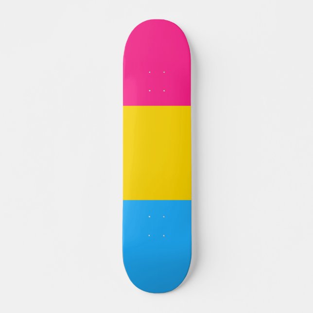 LGBTQ-Flag Pansexual Prilag Skateboard (Vorne)