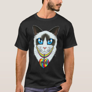 Lgbtq-Flagge I Gay Pride-Flagge I Ragdoll-Katze 1 T-Shirt