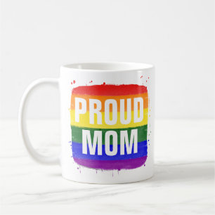 LGBTQ-Flagge Stolz Mama Kaffeetasse