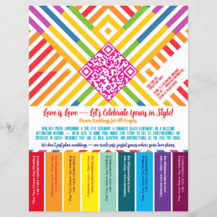 LGBTQ+ Flyer zum Abreißen