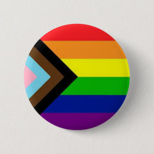 LGBTQ+ Fortschritts-Pin-Button Button