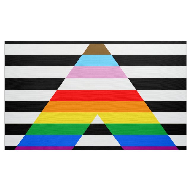 LGBTQ-Fortschrittsanzeiger Stoff (Yard (91,4 cm))
