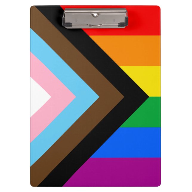 LGBTQ+-Fortschrittsstolz Klemmbrett (Vorderseite)