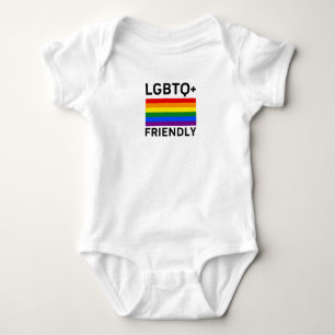 lgbtq-freundliches Stolperzeichen Transsexual Gay  Baby Strampler