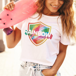 LGBTQ Fun Rainbow Prix farbenfroher Herzschutz Tri-Blend Shirt