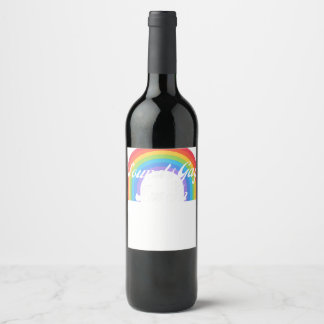 LGBTQ Funny Gay Pride Retro - Sounds Gay I'm In Weinetikett