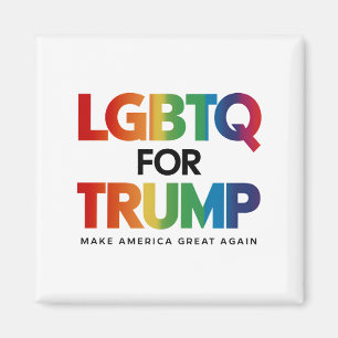 LGBTQ FÜR TRUMP SCHWUL LESBISCH FÜR TRUMP 2024  MAGNET